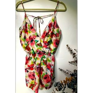 Small Charlotte Russe Floral Romper
